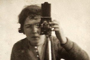 Young Marie with Camera